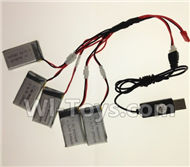 SYMA X5S X5SW X5SC Parts-30 USB Charger wire & Upgrade 1-to-5 Conversion wire((Not include the 5 battery) For SYMA X5S X5SC X5SC Quadcopter UFO parts